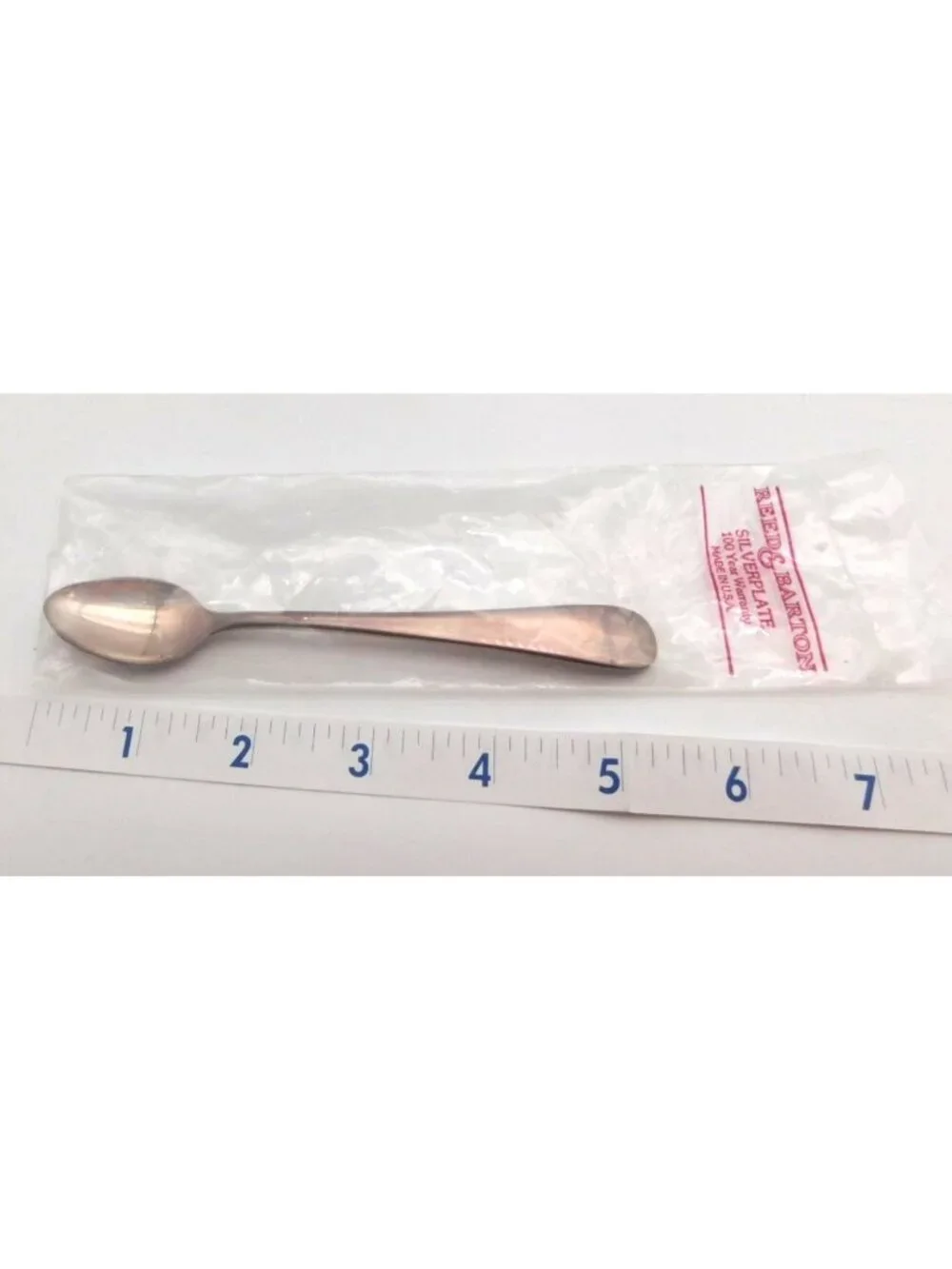 Reed & Barton Silverplate Infant Baby Feeding Spoon In Box Made in USA